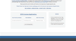Desktop Screenshot of padoglicense.com